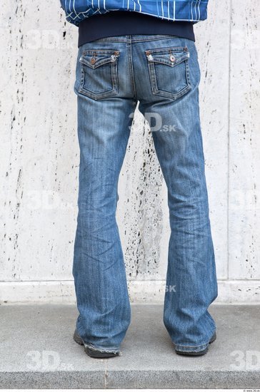 Leg Man White Casual Jeans Average