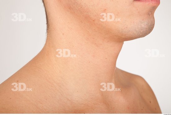 Neck Man Nude Athletic Studio photo references