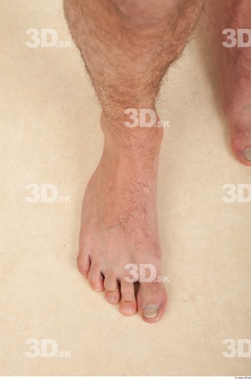 Foot Man Nude Athletic Studio photo references