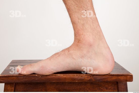 Foot Man Nude Athletic Studio photo references