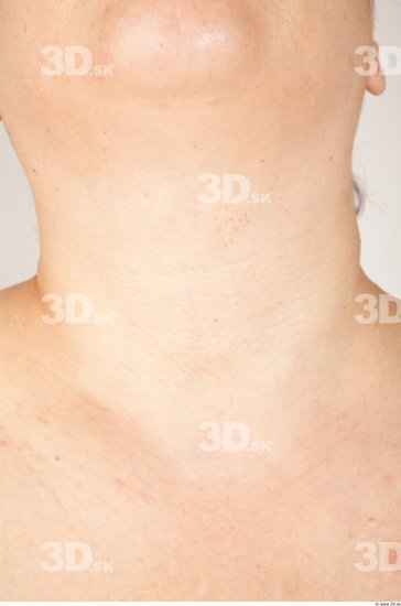 Neck Woman Nude Overweight Studio photo references