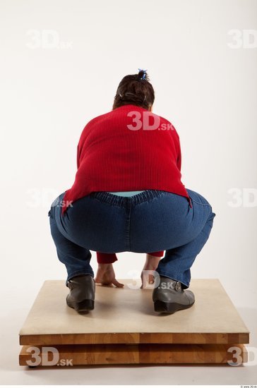 Whole Body Woman Other White Casual Overweight