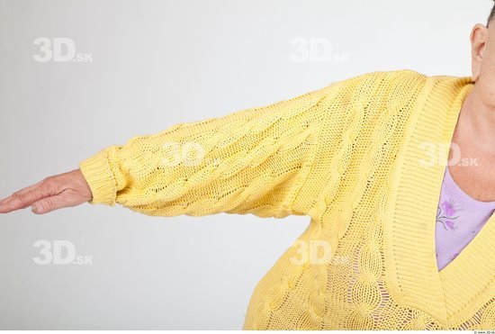 Arm Casual Sweater Overweight Studio photo references