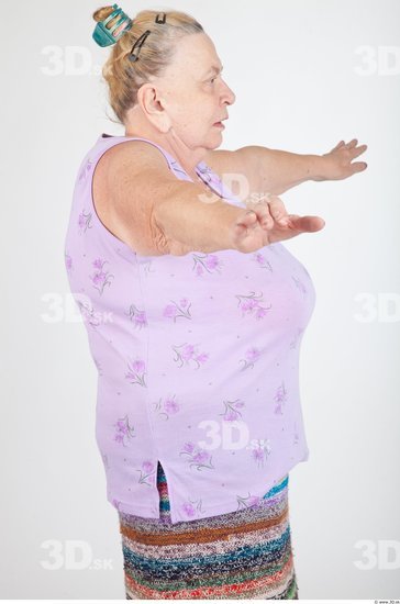 Upper Body Casual Overweight Top Studio photo references