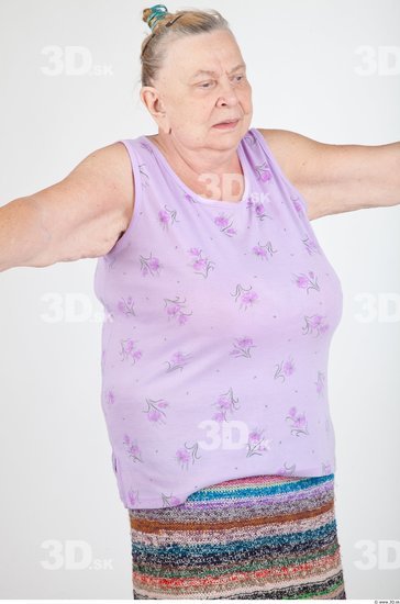 Upper Body Casual Overweight Top Studio photo references