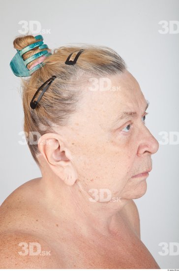 Head Overweight Wrinkles Studio photo references