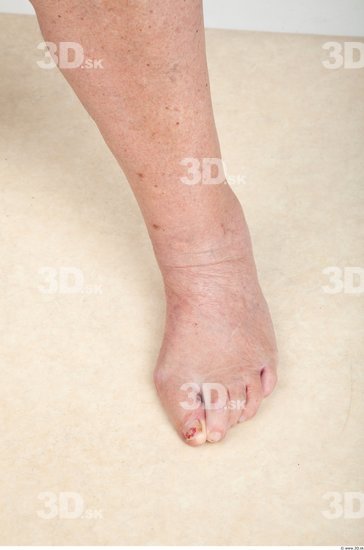 Foot Nude Overweight Wrinkles Studio photo references