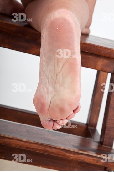 Foot Nude Overweight Wrinkles Studio photo references