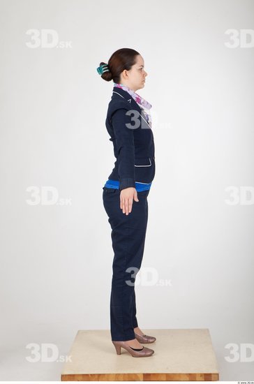 Whole Body Woman Formal Slim Studio photo references