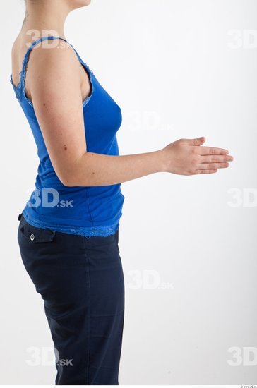 Arm Woman Animation references White Casual Slim Top