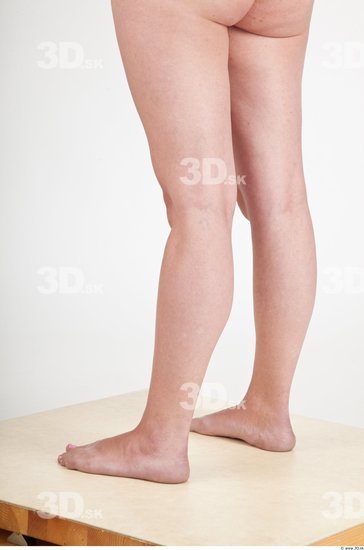 Calf Woman Nude Slim Studio photo references