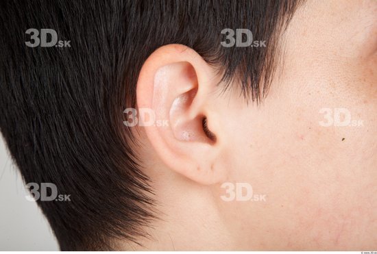 Ear Woman Slim Studio photo references