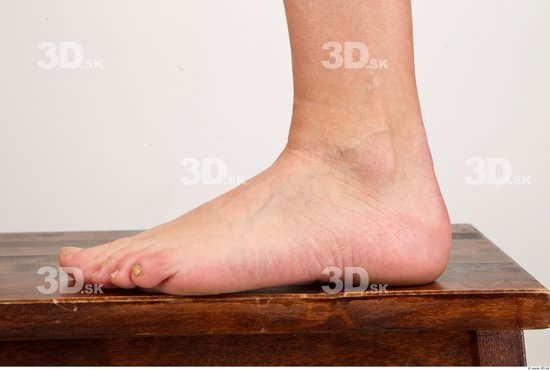 Foot Woman Nude Average Studio photo references