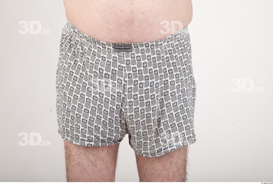 Hips Man Underwear Shorts Average Wrinkles Studio photo references