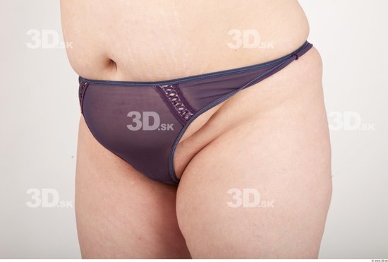 Hips Woman Underwear Chubby Panties Studio photo references