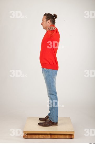 Whole Body Man T poses Casual Average Studio photo references