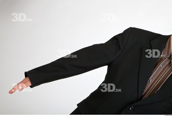 Arm Man Formal Jacket Average Studio photo references