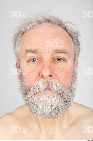 Head Man Average Bearded Studio photo references