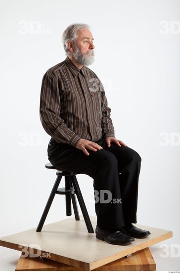 Whole Body Man Artistic poses White Casual Average Bearded