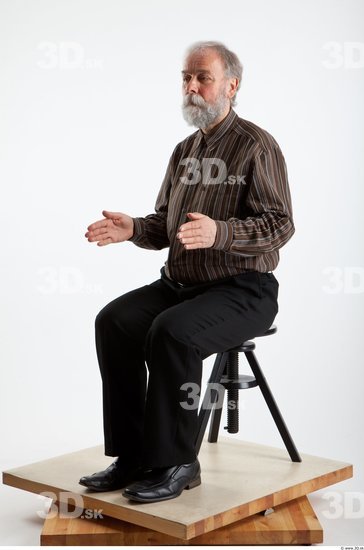 Whole Body Man Artistic poses White Casual Average Bearded