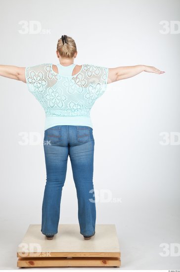 Whole Body Woman T poses Casual Average Studio photo references