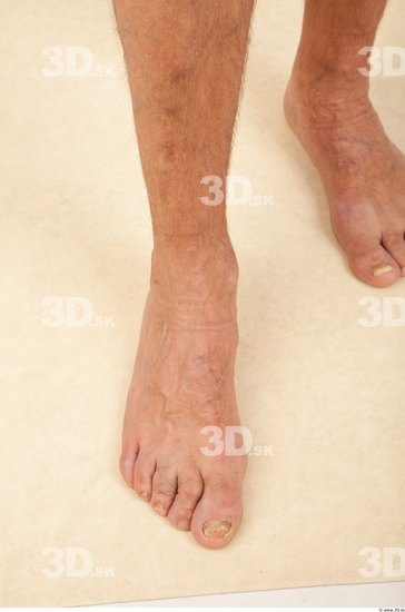 Foot Man Nude Average Studio photo references