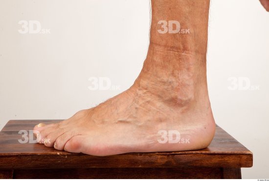 Foot Man Nude Average Studio photo references