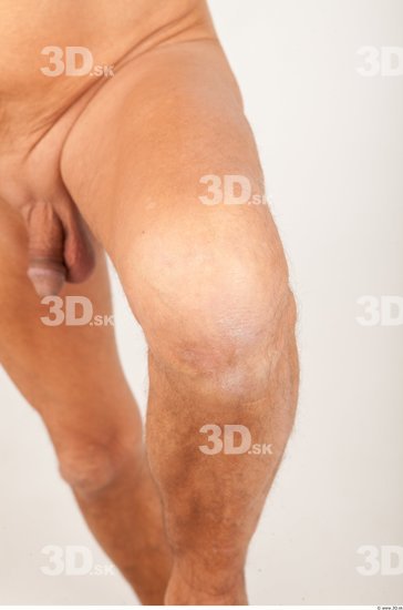 Knee Man Nude Average Studio photo references