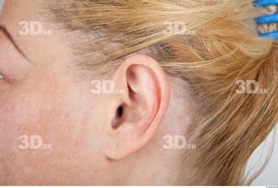 Ear Woman Slim Studio photo references