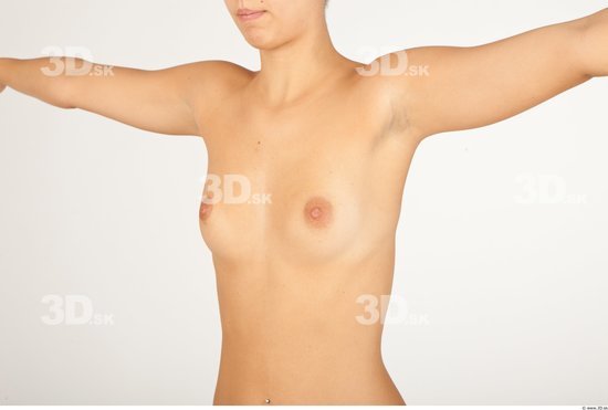 Hair Breast Woman Slim Studio photo references
