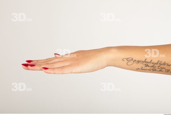 Hand Hair Woman Tattoo Slim Studio photo references