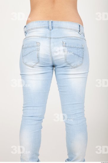 Thigh Woman Asian Casual Jeans Slim Studio photo references