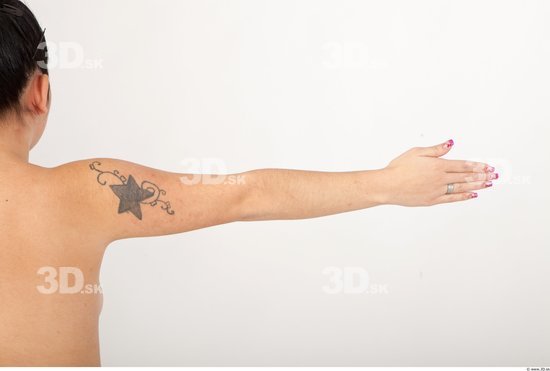 Arm Woman Asian Tattoo Nude Slim Studio photo references