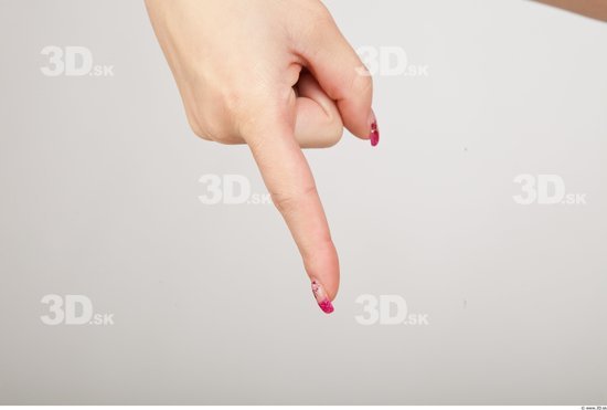 Fingers Woman Asian Slim Studio photo references