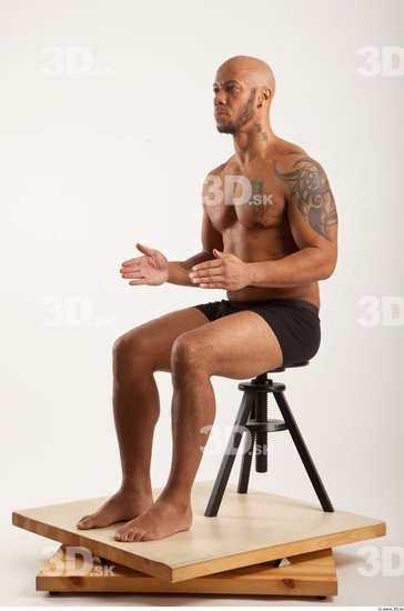 Whole Body Man Artistic poses Another Underwear Shorts Muscular