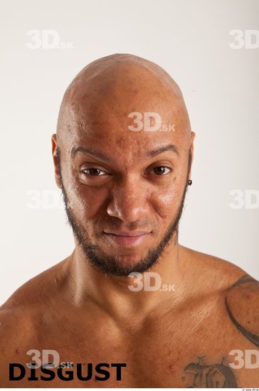 Head Emotions Man Another Muscular Bald