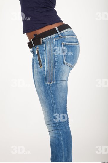 Thigh Woman Casual Jeans Average Studio photo references