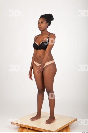 Whole Body Woman Animation references Underwear Average Studio photo references