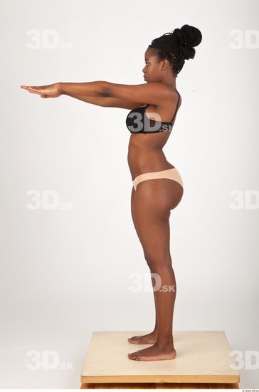 Whole Body Woman Animation references Underwear Average Studio photo references