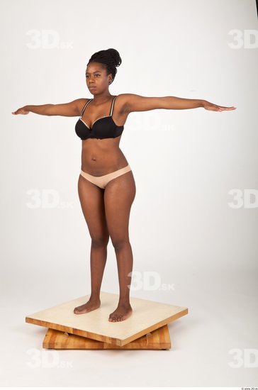 Whole Body Woman Animation references Underwear Average Studio photo references