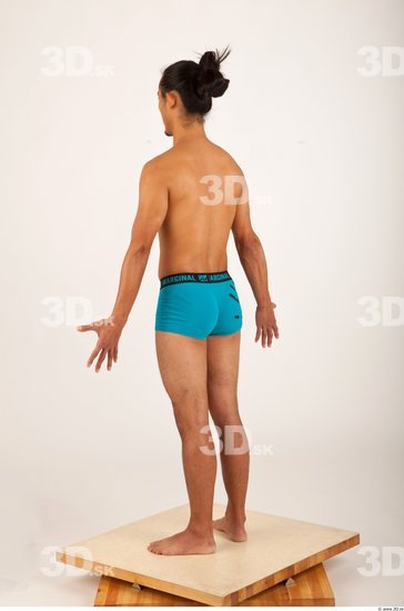 Man Asian Underwear Shorts Average Studio photo references