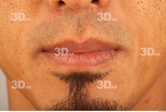 Mouth Man Asian Average Bearded Studio photo references