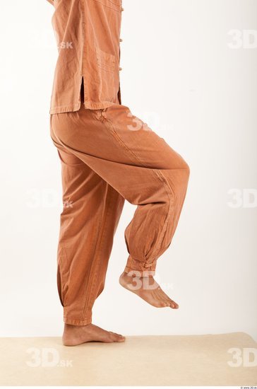 Leg Man Asian Historical Trousers Average Kneeling Bearded Studio photo references