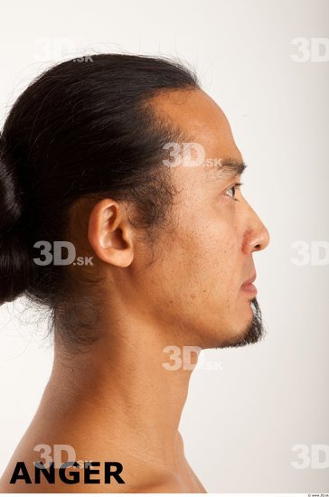 Head Emotions Man Asian Average Bearded