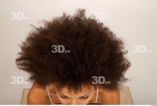 Head Woman Hairy Studio photo references