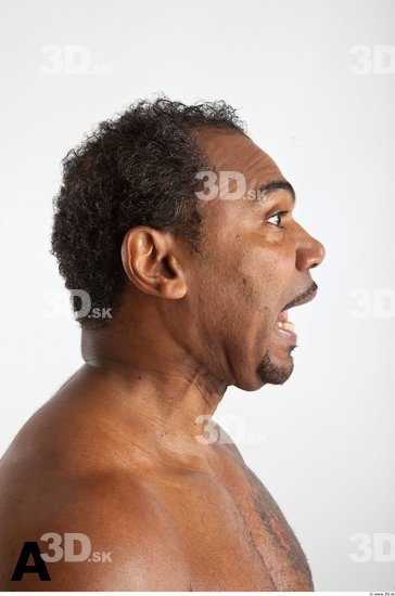 Head Phonemes Man Black Muscular