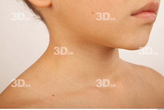 Neck Man White Studio photo references