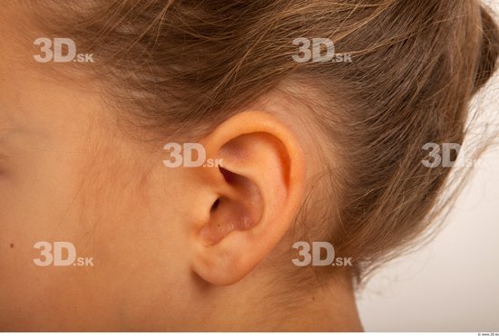 Ear Man White Studio photo references