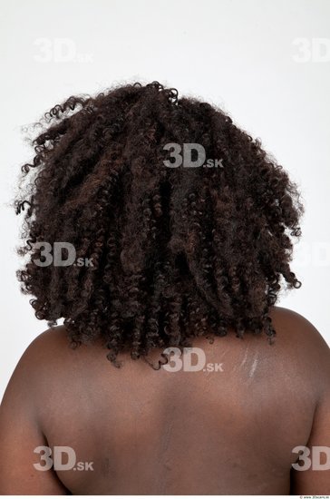 Head Woman Black Chubby 3D Models