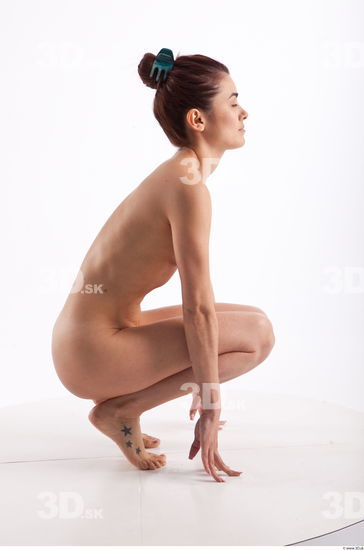 Kneeling photo references of nude Molly
